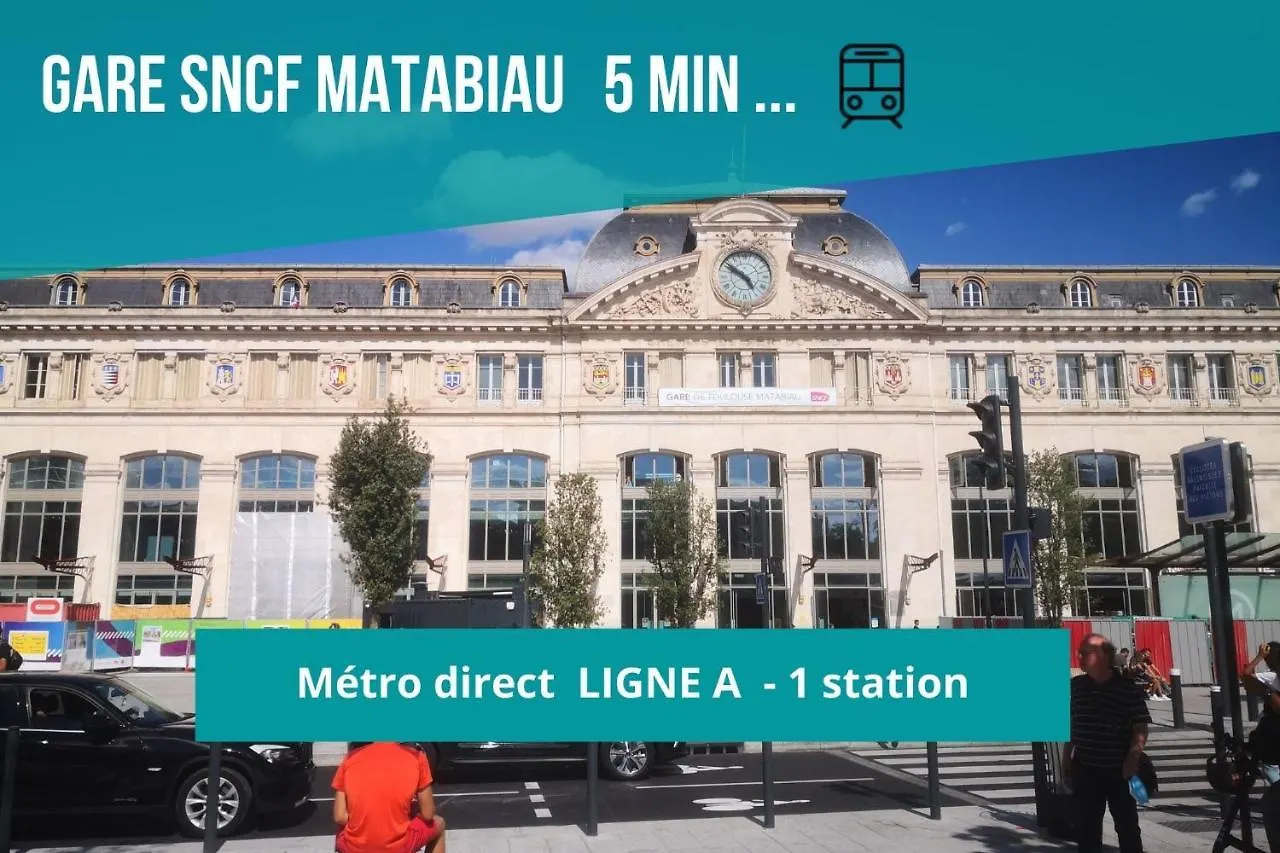 Apartamento Toulousecozyflat Centre - Terrasse - Parking - Métro 0*, Toulouse Francia
